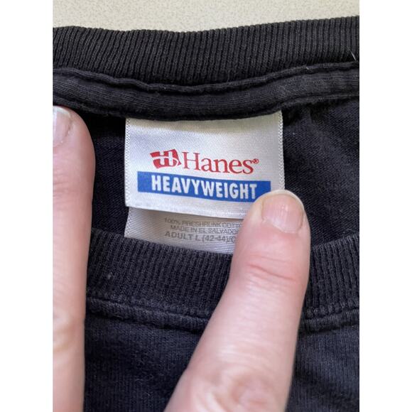 Social Distortion Skully T-Shirt Men's L Hanes Black Graphic Tee - Picture 4 of 4